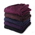 여성 할머니 주름 고무줄 밴딩 바지 몸빼 외출복 보라