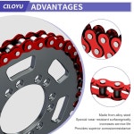 CILOYU 35 Go 카트 롤러 체인 3피트 브레이커 교체 미니 자전거 더트 피트 모터사이클 파워스포츠 부품 액세서리 35 마스터 95개 3 Feet 95 1