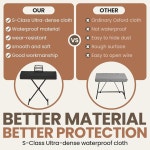 FOLU 61 88Keys 전기 피아노 키보드 먼지 커버 - 방수 방진 스크래치 방지 조절 가능한 핏 세탁기 세탁 37 L x 14 W 5 4 7 H 61Ke