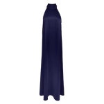 26 AZEEZA 미라 하이 넥 미디 드레스 MEERAMIDISATINNAVY TP442489832