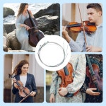 바이올린 현 4 4 풀 세트 유니버설 교체 프리미엄 스틸 코어 장기 지속 악기 액세서리 모든 레벨 바이올린을 위한