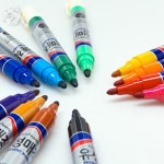 유성마카펜 굵은매직 문화 유성매직 8색 세트