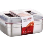 스텐 밀폐용기 4호 7 4L 스덴반찬통 반찬밀폐용기 스