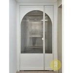 04번 초슬림유압 비대칭양개스윙중문 아치형 고시형 모루세로강화유리a