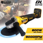 전기 여신 100 브러시리스 무선 모터 앵글 그라인더 금속 목재 절단 도구 디월트 20V 배터리 핀용