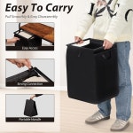 Azaeahom 4 섹션 세탁 바구니 선반 탈부착 가능한 가방 4개 바구니 정리함 4 11 5Gal 43 4L 침실 세탁실 세탁물 정리용 분류기