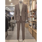 란찌 이랜드 신사복합관 Lanzi란찌 모던 트윌조직 진베이지 셋업 수트 105 78