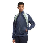 프레드페리 스트라이프 패널 트랙 자켓 재킷 다크 Airforce J1320738 731351