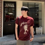 큐쓰 솔리튜드 모션 그래픽 반팔티 4C