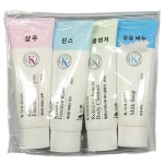 고품질 샴푸 린스 바디클렌져 우유비누 간편 여행용 4종세트 4종세트 WFJEMIK