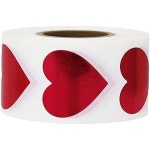 500매 유광 하트 스티커 3 S4103