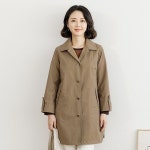조이마담 버튼 벨트 코트 j3369