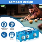 바센 도일 11-in-1 풀 큐 팁 셰이퍼 알루미늄 합금 교체 키트 당구 액세서리 도구 스틱 팁 당구용 셰이핑