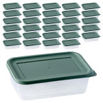 나누담 나누담 냉동밥 간편 전자레인지용기 그린 36개 단품