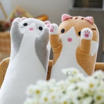 보들보들 꿀잠 친구 보들 냥 모찌 바디 필로우 카멜