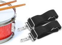 금속 후크 폴리에스터 후크가 OFSCH 4Pc 스네어 드럼 스트랩 행진 밴드용 벨트