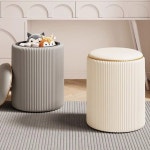 화장대의자 수납 메이크업 레네토 인테리어 콘솔 침실 1 심플 베이지플리스 고탄성스펀지소프트백 견고