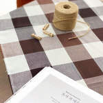 자투리 면20수 선염 체크1173 빅체크 1개