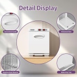 타월 워머 스파용 5L 소형 온수 페이셜용 히터 에스테틱 흰색