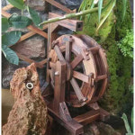 대형물레방아 야외 정원 조형물 조경 연못 꾸미기