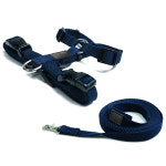 아띠지기 아띠지기 강아지 앞섬방지 H형 하네스 웨빙 리드줄 세트 L 1세트