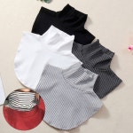 LND 페이크 이너 레이어드 스트라이프 목폴라 보온 넥워머 간절기 목토시