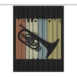 그로밋과 가 54x70 실루엣 패브릭 커튼 커튼용 멜로폰 87 53