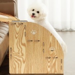 멍멍스텝 반려동물 계단 강아지 고양이 논슬립 3단