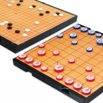 명인랜드 중형 자석식 바둑 장기 양면게임 가방포함 M-256