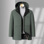 남자패딩점퍼 겨울 중 기모 도톰 패딩 아빠 ible4