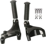 H-YEU 모터사이클 뒷좌석 조수석 발 페그 풋페그 페달 마운트 할리 스포스터 883 1200