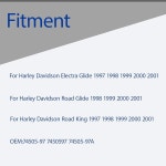 할리 데이비슨 로드 킹 1997 1998 1999 2000 2001 일렉트라 글라이드 OEM 부품 번호 74505-97A 7450597