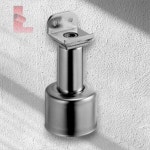 더제이 큐비클 U형 받침대 대 화장실문부속 상가화장실문 화장실문받침대 1개