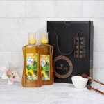 UNKNOWN 청정 무주 고재영 숙성벌꿀 선물세트 2kg 아카시아 밤 각 1kg 1개