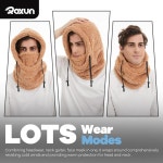 록순 스키 마스크 플리스 발라클라바 방풍 페이스 겨울 웜 넥 커버 헬멧 후드 남성용