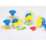 캐스비 유치원 남아 재미있는 공룡 물감 도장찍기 스템프6p 퍼포먼스 모양찍기 잉크찍기 창작