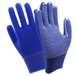 새마을 PU 도트 장갑 10켤레 논슬립 코팅 작업장갑 L 10개