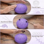 레카토 스틸 텅 드럼 6 11노트 드럼 힐링 사운드 초급 핸드팬 명상 요가 음악 교육