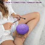 레카토 스틸 텅 드럼 6 11노트 드럼 힐링 사운드 초급 핸드팬 명상 요가 음악 교육