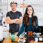 에코로지 커피 그라인더 버 그라인더-커피 그라인더 전기 디지털 온도계 -50 C 300 C 필터 캐니스터 캠프용 원두 RV 몰리노 드 카페 4-IN-1