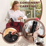 에코로지 커피 그라인더 버 그라인더-커피 그라인더 전기 디지털 온도계 -50 C 300 C 필터 캐니스터 캠프용 원두 RV 몰리노 드 카페 4-IN-1