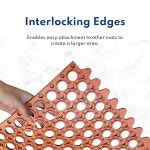 뉴스타 푸드 54521 상업용 등급 그리스 저항성 피로 방지 고무 바닥 매트 36 x 60 36 x 36