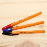 오렌지빅볼 12입 문구 NVLKTWDS 필기구 유성펜