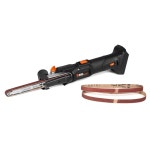 WEN 무선 디테일 파일 샌더 가변 속도 도구 전용 20V 최대 배터리 미포함 20437BT