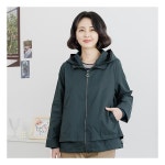 조이마담 시보리 후드 이중 점퍼 j3377