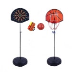 스포뱅크 스포뱅크 스탠드형 미니 농구대 다트판 2in1 게임기 농구골대 자석다트