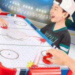 골드스마일 가족 에어하키 보드게임 실내 어린이 놀이 스포츠 가족용 게임