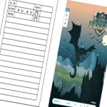 초등1-2학년 독서록 넓은칸남 10P 랜덤 쓰기 유선 캐릭터