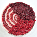 새롬한우 한우 뭉티기 세트 생고기삼총사 470g