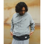 LEE 피그먼트 스몰 캔톤 그래픽 후드 티셔츠 LE2503HDA1GR